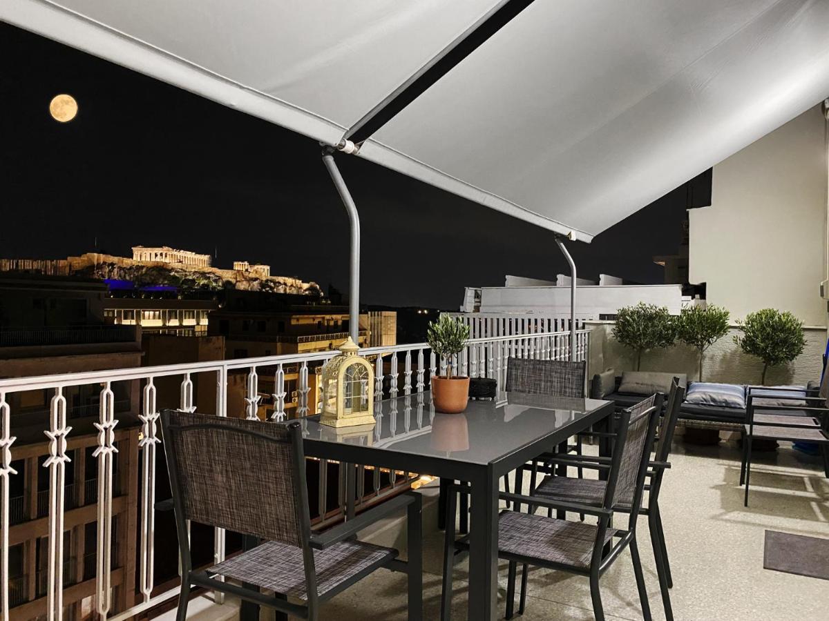 Parthenon And Syntagma Square View Apartment أثينا المظهر الخارجي الصورة